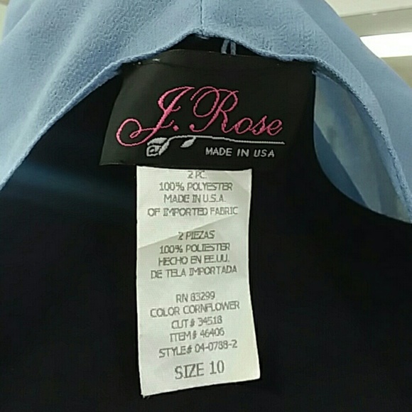 CORNFLOWER Bolero Jacket Georgette - Picture 2 of 3